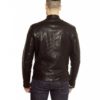 Black Lamb Leather Biker Jacket