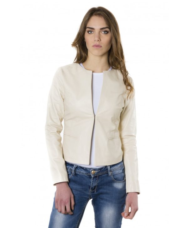 clear-beige-color-lamb-leather-round-neck-jacket