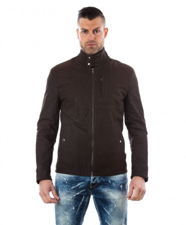 man-leather-jacket-central-shirt-collar-davide-cervo-brown
