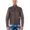 men-s-leather-jacket-genuine-crocodile-effect-soft-leather-biker-style-collar-mao-grey-color-hamilton