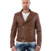 men-s-leather-jacket-genuine-soft-leather-biker-mao-collar-cross-zip-tan-color-mod-raniero-chiodo