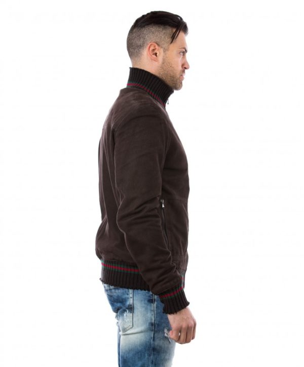 men-s-leather-jacket-genuine-soft-leather-nabuk-style-bomber-wool-cuffs-and-bottom-central-zip-dark-brown-color-mod-vito (3)